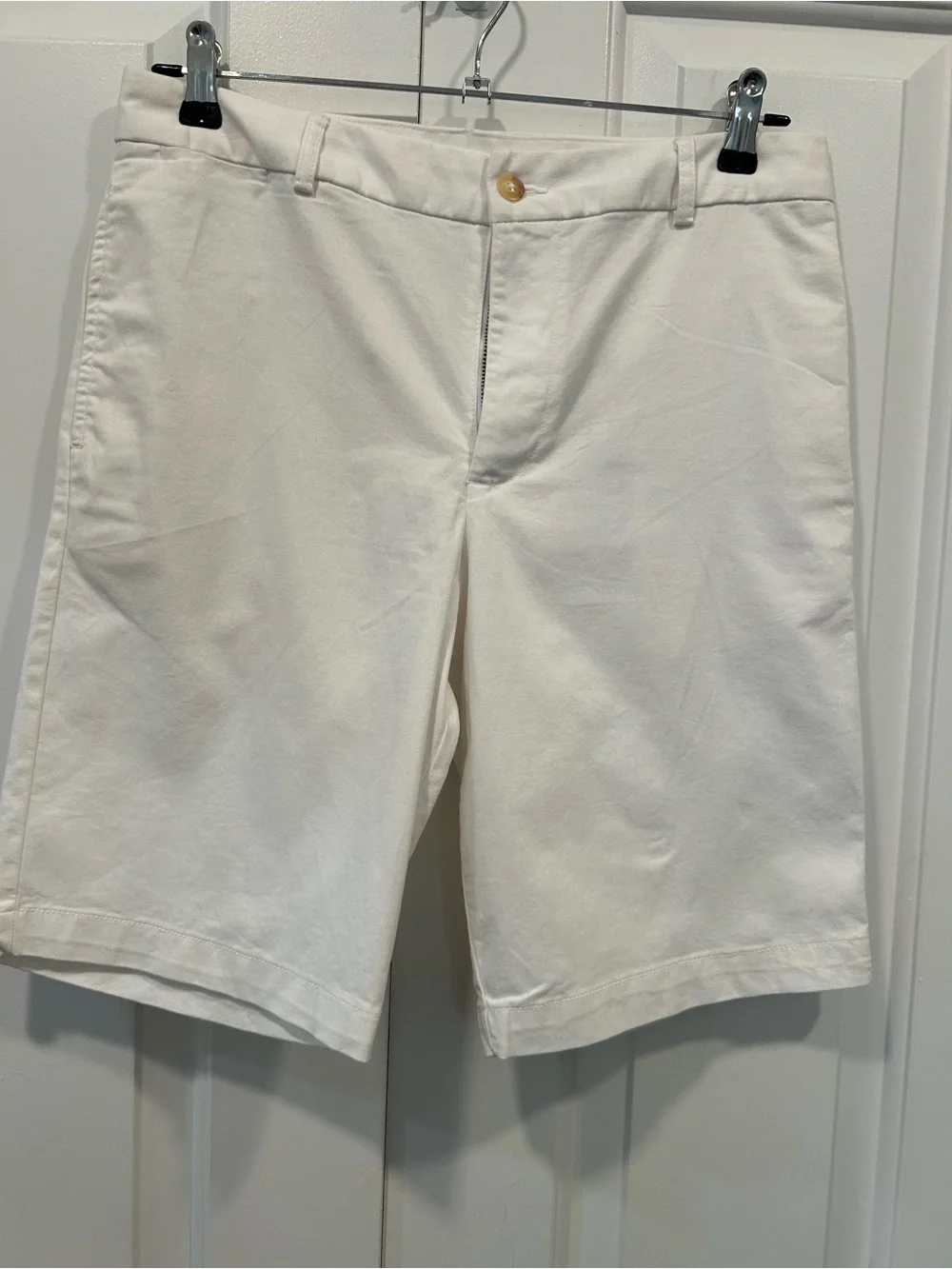 Polo Ralph Lauren Boys Size 20 White Chino Shorts NWT Pony Logo